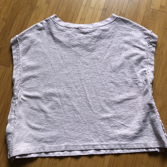 Anthropology Cropped Sleeveless Shirt - Picture 2 of 2